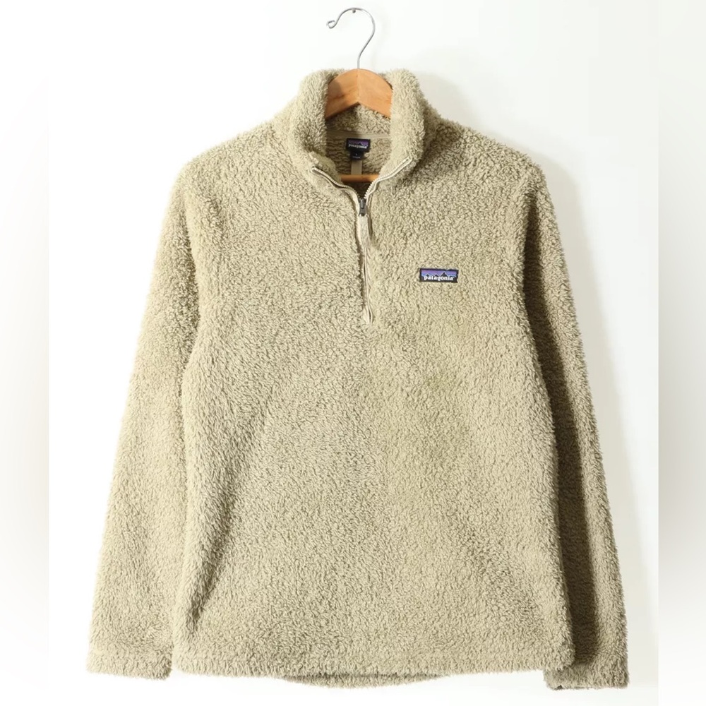 Patagonia Tan Los Gatos 1/4 Zip Fleece Pullover Size M